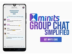 Minits group chat